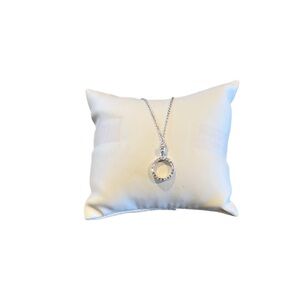 Nadri NWT Pave Circle CZ Necklace